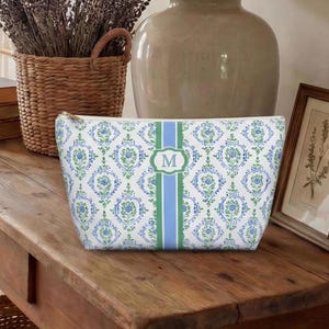 Personalized Mahjong Tile Bag Mahjong Bag Set Mahj Ong Zipper Bag Grandmillennial Mahj Initial Bag Preppy Travel Pouch Mahjong Gifts For Mom