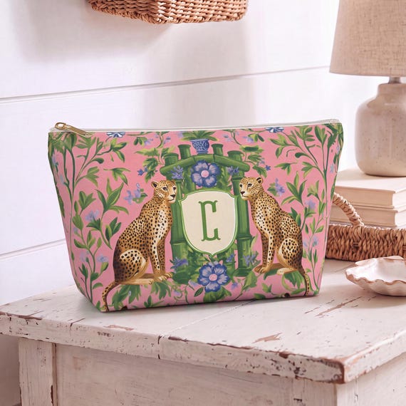 Monogrammed Mahjong Tile Bag Mahj Pouch For Travel Mahj Ong Initial Bag Mahjong Gift Ideas Mothers Day Present Custom Mahjongg Accessories