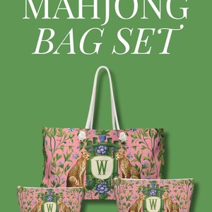 Mahjong Party Mahjong Aesthetic Mahjong Night Mahjong Party ideas Cute Mahjong Shirt Mahjong Birthday Gift For Mom Ideas Mahjong Christmas Gift For Mom Mahjong gift Idea for Grandparent Mahjong Gift Idea Personalized Chinoiserie Mahjong bag Mahj storage bag Chinese Pattern Carry all Mahjong game night bag Custom name bag Cute Mahjong gift Mahjong game night bag Custom initial bag Cute Mahjong gift Chinoiserie tote preppy monogram tote bag monogrammed preppy