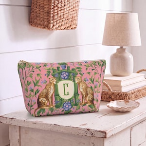 Monogrammed Mahjong Rack Bag Preppy Mahjongg Bag Set Mahj Gift For Friend Mahjong Mothers Day Gift Mahjong Game Gift Mahjong Accessory Pouch image 2