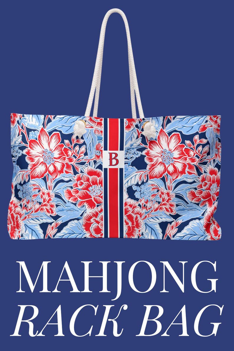 Mahjong Party Mahjong Aesthetic Mahjong Night Mahjong Party ideas Cute Mahjong Shirt Mahjong Birthday Gift For Mom Ideas Mahjong Christmas Gift For Mom Mahjong gift Idea for Grandparent Mahjong Gift Idea Personalized Chinoiserie Mahjong bag Mahj storage bag Chinese Pattern Carry all Mahjong game night bag Custom name bag Cute Mahjong gift Mahjong game night bag Custom initial bag Cute Mahjong gift Chinoiserie tote preppy monogram tote bag monogrammed preppy