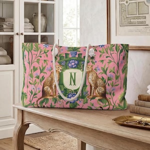 Monogrammed Mahjong Rack Bag Preppy Mahjongg Bag Set Mahj Gift For Friend Mahjong Mothers Day Gift Mahjong Game Gift Mahjong Accessory Pouch image 4