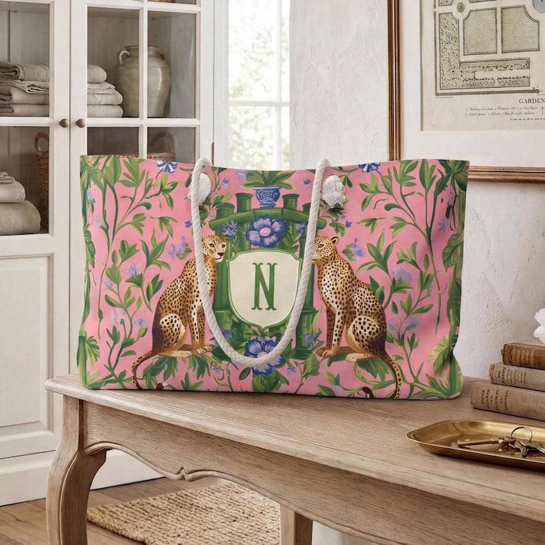 Monogrammed Mahjong Rack Bag Preppy Mahjongg Bag Set Mahj Gift For Friend Mahjong Mothers Day Gift Mahjong Game Gift Mahjong Accessory Pouch image 4