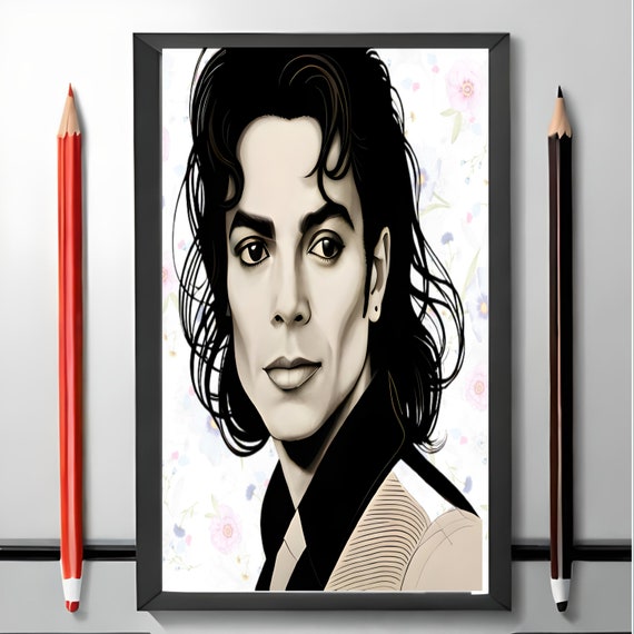 Pencil Drawing of Michael Jackson - treasuregem.artpages - Drawings &  Illustration, People & Figures, Celebrity, Other Celebrity - ArtPal