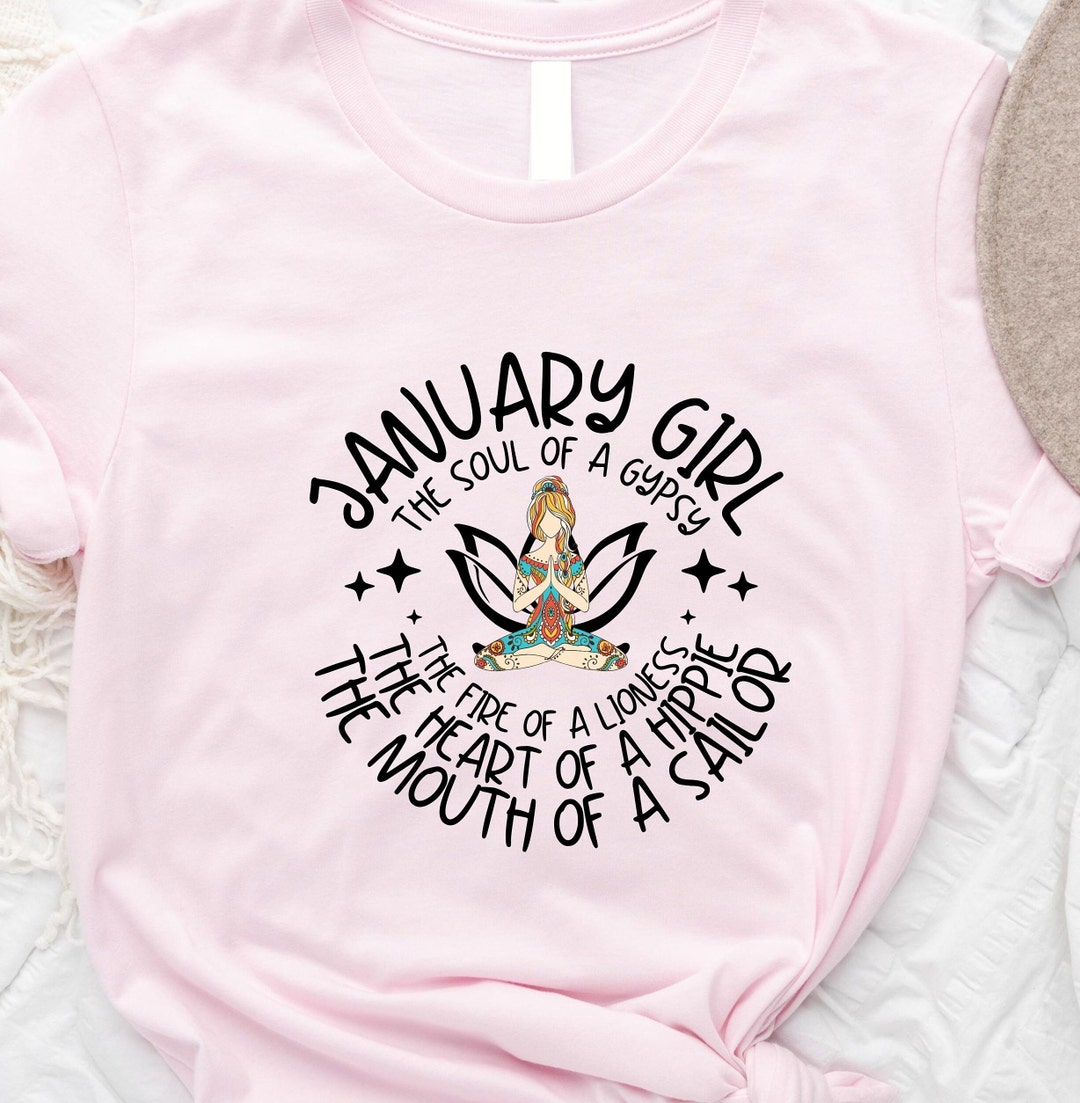 January Girl Birthday Tshirt, Born in January Sweatshirt, Birthday