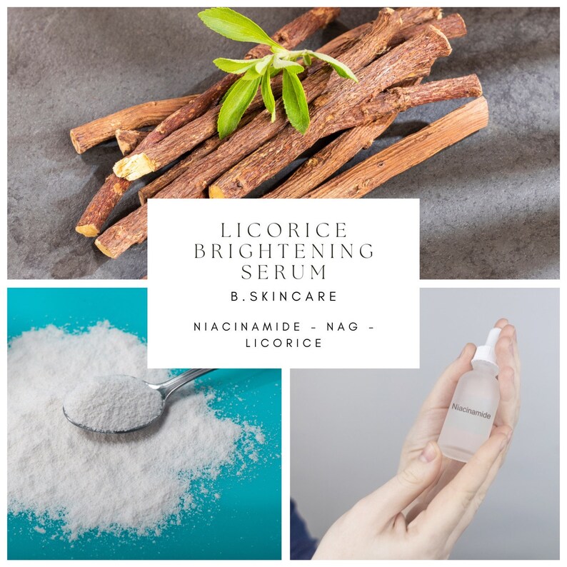 b.Skincare licorice brightening serum ingredients