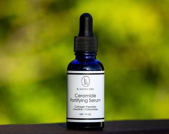 Ceramide Fortifying Serum - Natural Facial Serum Infused with Ceramides, Collagen, Creatine, and Natural Preservatives