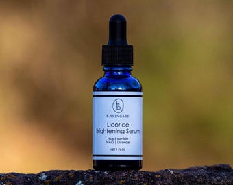 Licorice Root Glow Serum | Niacinamide Facial Serum for Radiant Even Looking Skin | Natural Hydrating Skincare