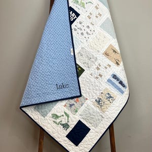 Hopscotch Baby Clothes Quilt DEPOSIT