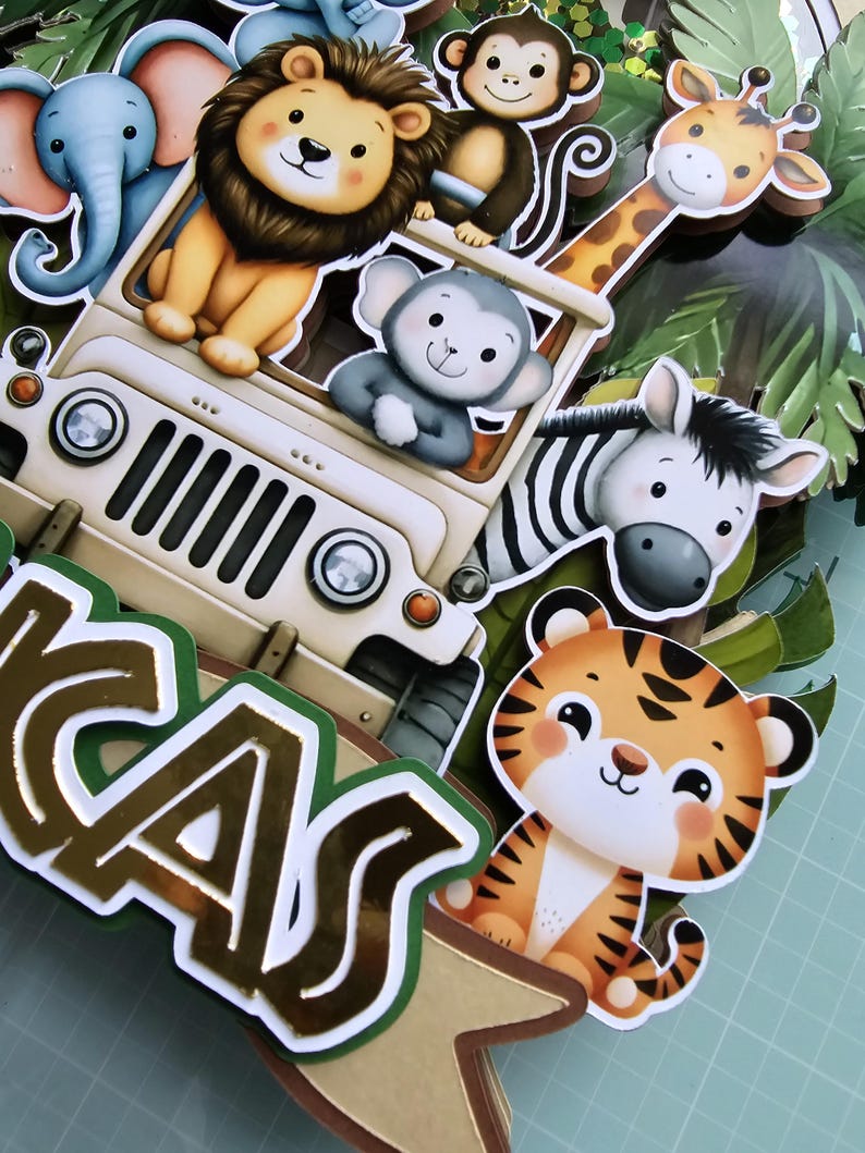 Wild One Cake Topper - Adventure Themed First Birthday Decoration - Etsy