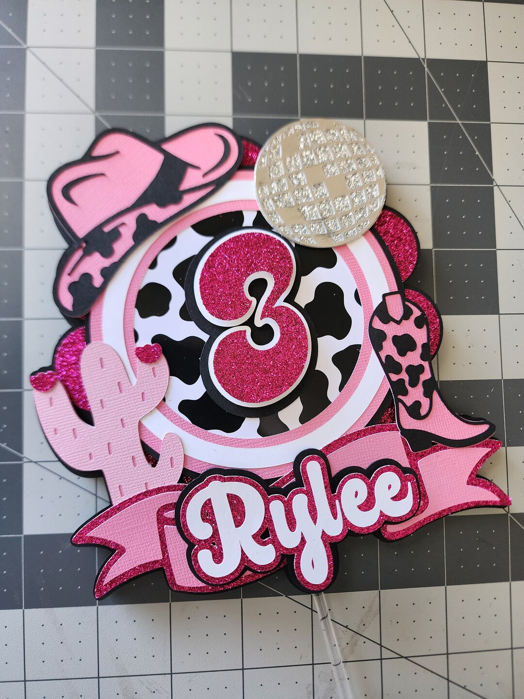 Pink Cowgirl Cake Topper Etsy Il 1080xN.5849396449 Olw4