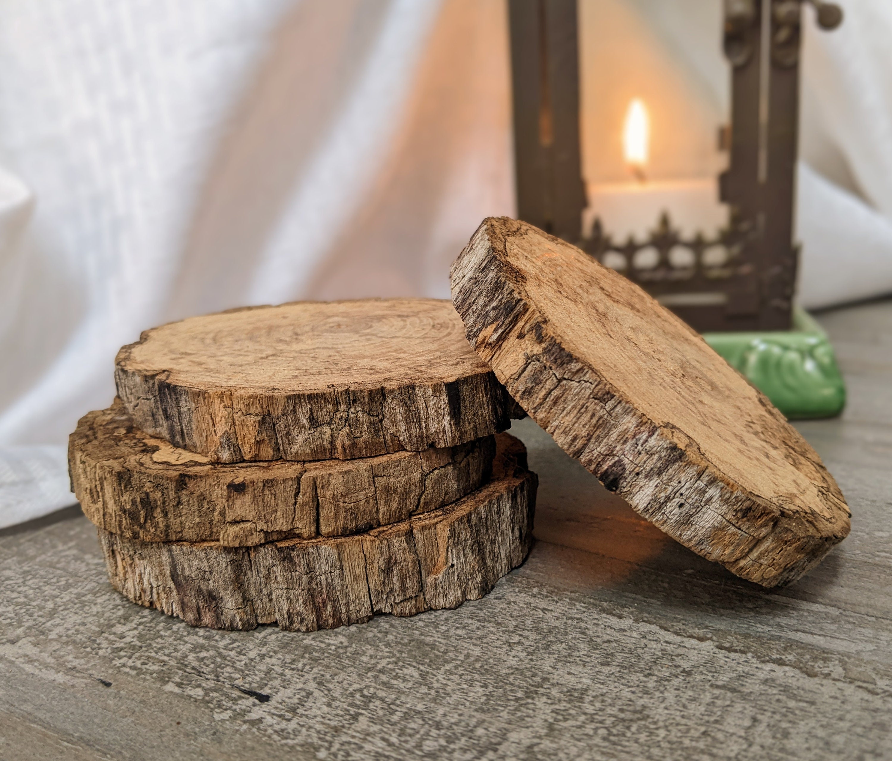 Rustic Wood Slice Coasters — RUSTIC WOOD SUPPLY