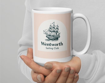 Wentworth Sailing Club from Jane Austen’s Persuasion Mug