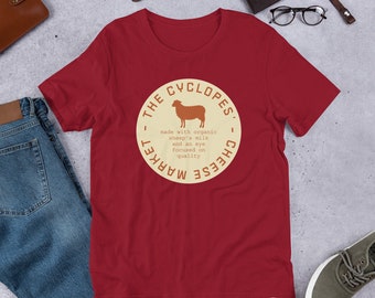 Camiseta unisex Odyssey Cyclopes' Cheese Market