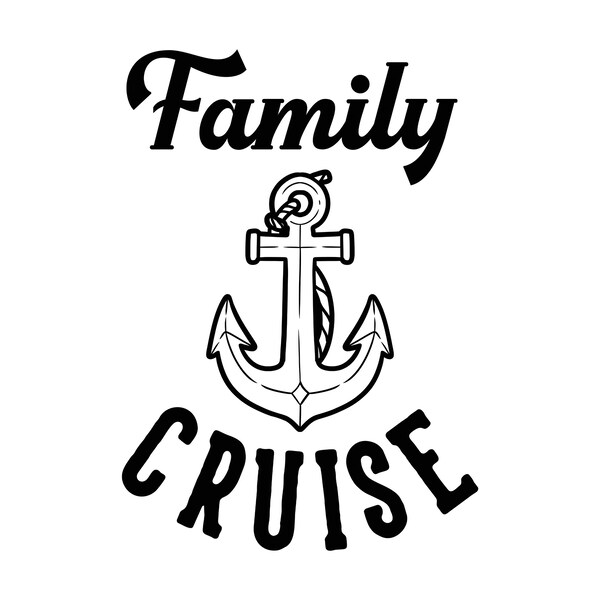 Family Cruise, Cricut Design Cut Files SVG + PNG + Jpeg + Ai + Eps Clip Art & Image Files