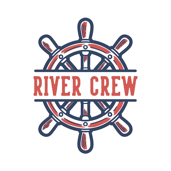 River Crew, Cricut Design Cut Files SVG + PNG + Jpeg + Ai + Eps Clip Art & Image Files