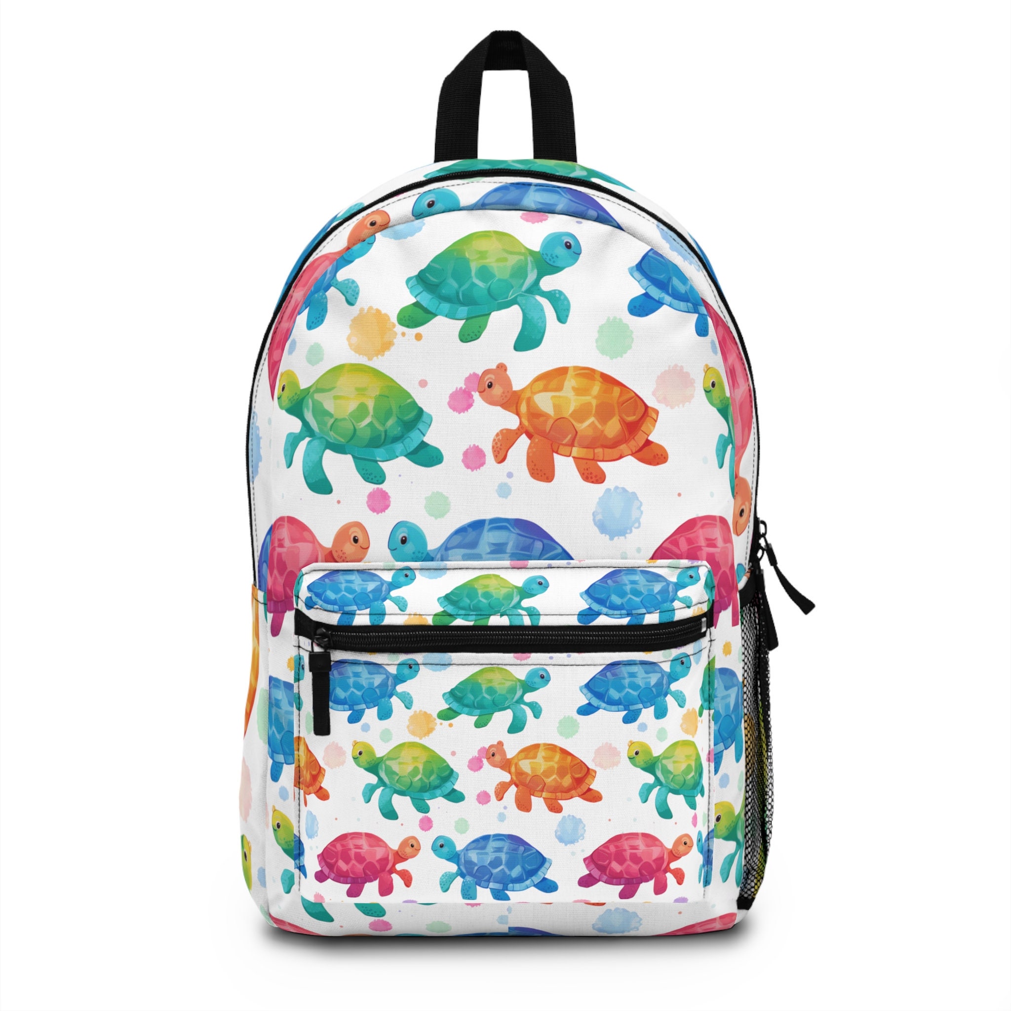 Turtle Backpack Kids Backpack Back to School Dragon Etsy