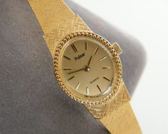 Pulsar Ladies Gold Tone Dress Watch White Dial V811-X061  display picture 1