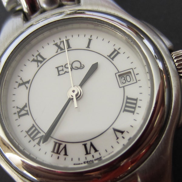 Vintage ESQ Quartz Ladies Watch by Esquire Watch Company Swiss Movement 4 jewels New Battery