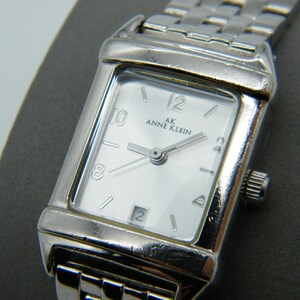 Anne Klein Ladies Bracelet Watch in Silver Tone Vintage 
