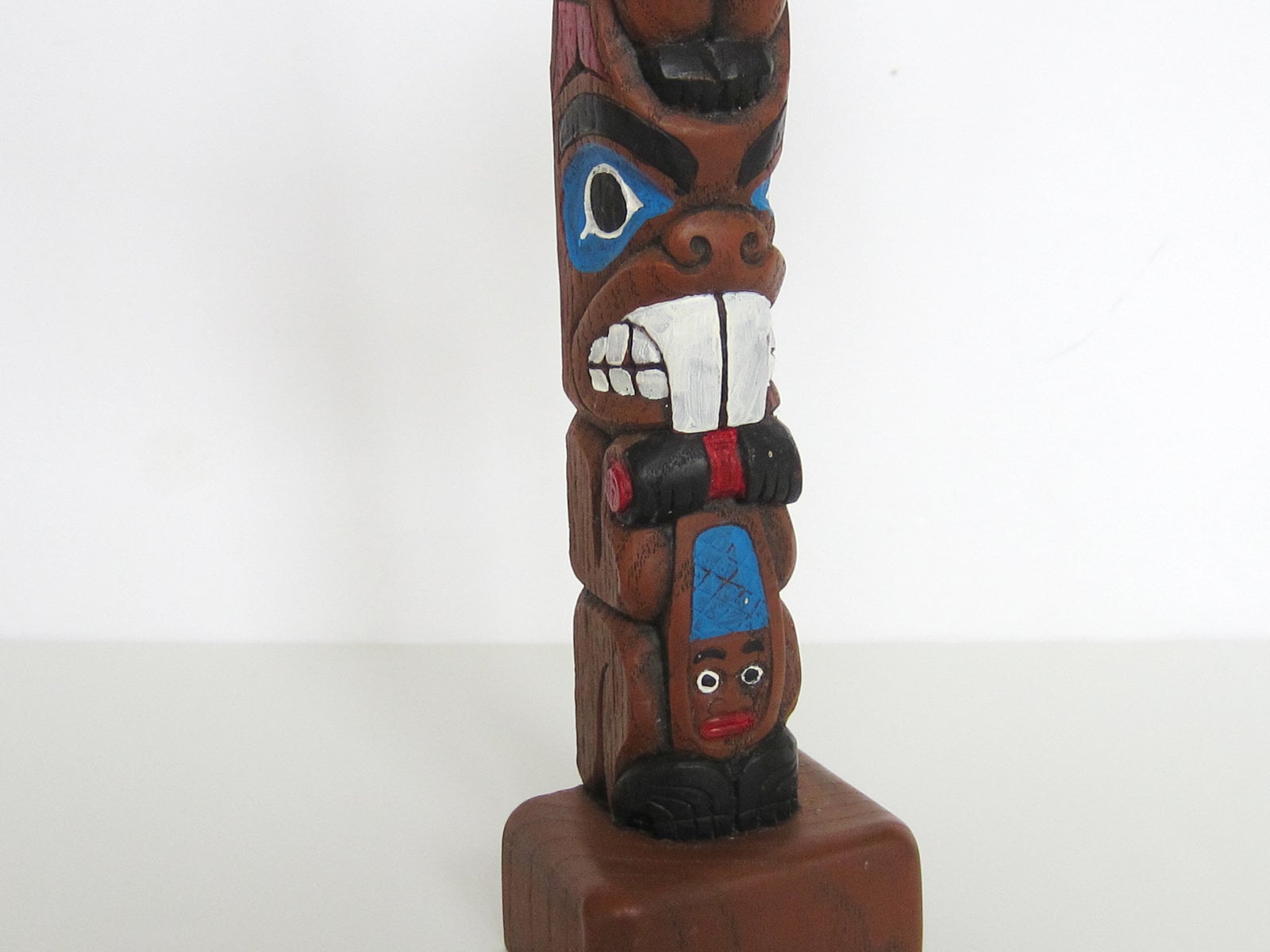 Haida Style Totem Figurine Vintage Resin Totem Pole Sculpture - Etsy