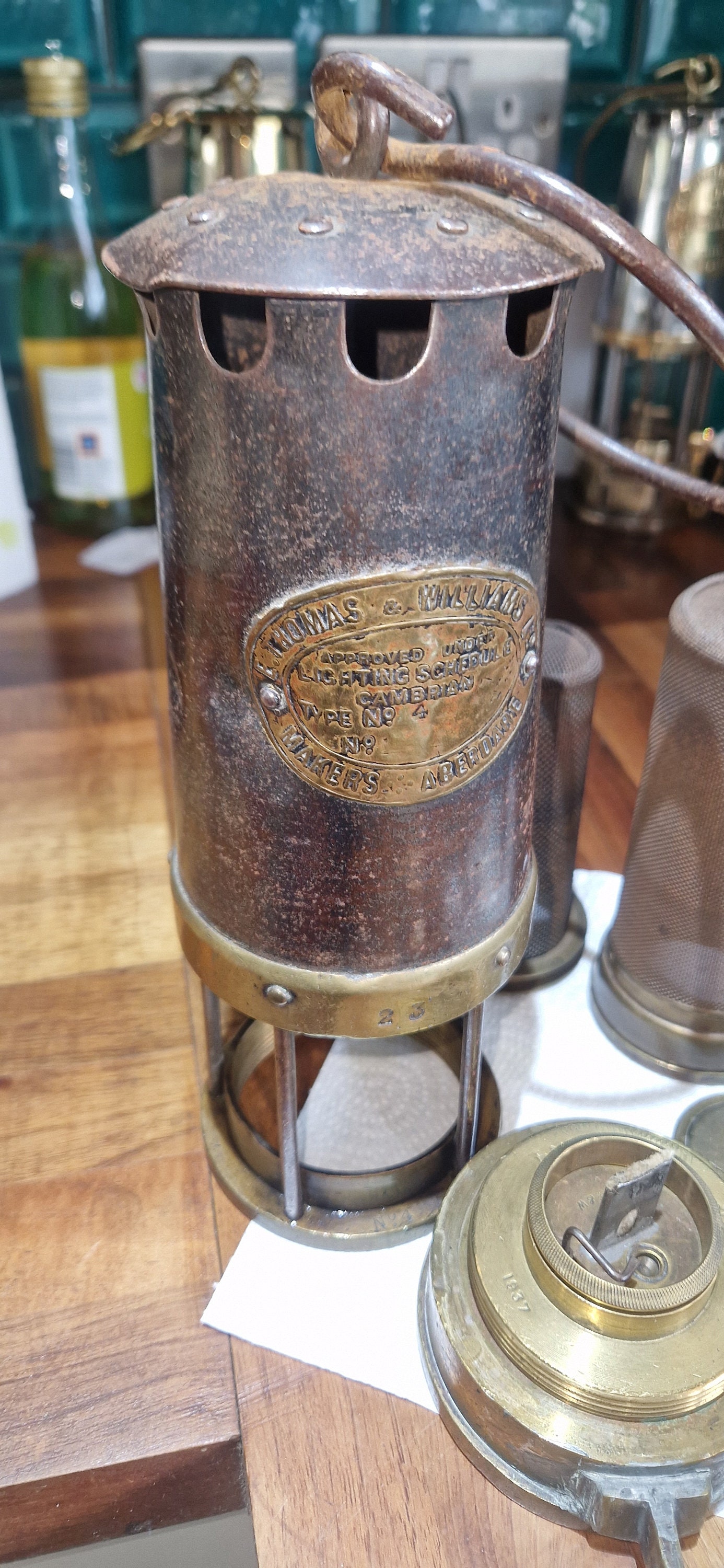 \u0026 Williams No 4 Miners Lamp - Etsy