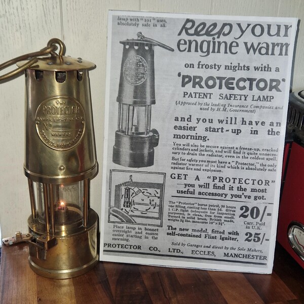 Protector Lamp and Lighting Type A Miners Lamp