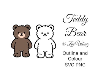 Teddy Bear SVG PNG Bundle