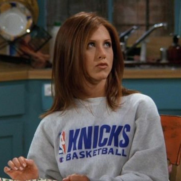 Sweat ras du cou Rachel Green Friends Knicks identiques, sport, amis, Rachel Green, Ross Geller, basket-ball