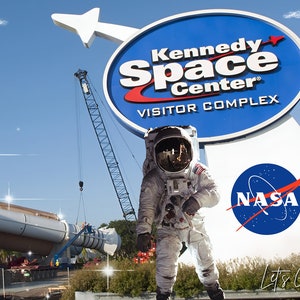 Editable KENNEDY SPACE Center Surprise Reveal Trip Gift Template ...