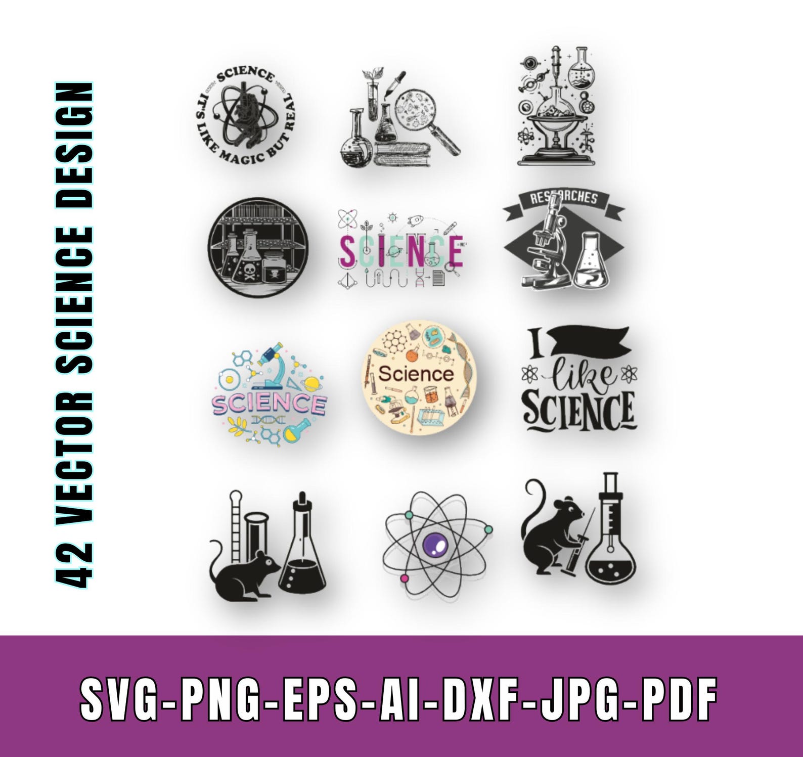 Science SVG PNG Bundle: Lab Week, Scientist Shirt (digital Download) - Etsy