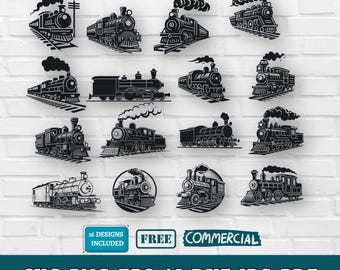 Steam Train SVG: Locomotive Vector Graphics for Cricut (Digital Download)