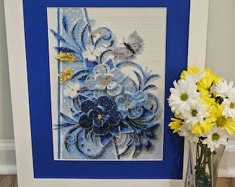 A Song In Blue - Completed Diamond Art Painting