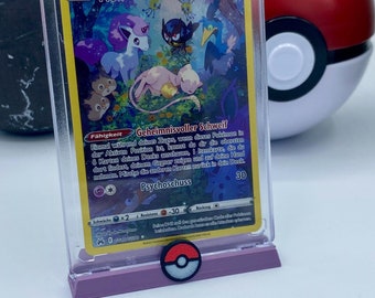 Pokemon TCG-kaarthouderset in Pokeball-design - 35pt magnetische hoesjes (kleuren en Pokeball vrij te kiezen, inclusief bijpassende magnetische hoesjes)