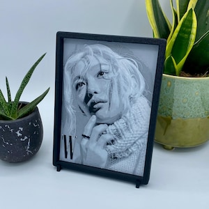 Stray Kids Felix – Image murale 3D – Portrait LV – Décoration murale K-Pop (Yongbok Kpop SKZ Stay JYP Loius Vitton)
