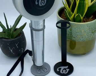 Twice - Stand voor Lightstick Candybong Z, zwevend met logo (houderondersteuning Nayeon Jeongyeon Momo Sana Jihyo Mina Dahyun Chaeyoung Tzuyu)