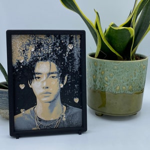 Enhypen Sunghoon - Image murale 3D - Album Orange Blood - Art mural décoratif K-Pop (Kpop, HYBE, Engene, 엔하이픈)