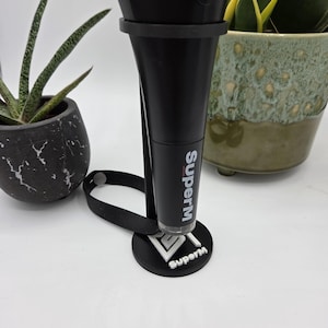 SuperM - Support pour bâton lumineux, flottant avec accessoire de support de porte-logo Super M Taemin Kai Baekhyun Taeyong Mark Ten Lucas