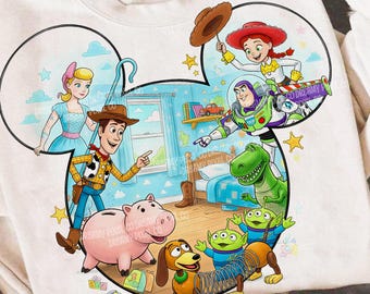 Toy Friends Mouse Head Png, Family Vacation 2026 Shirt Design,  You've Got A Friend In Me PNG, Cowboy And Space Ranger, Matching Family Trip