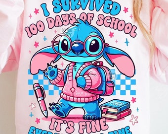 Ik heb 100 dagen school overleefd, png, happy 100 dagen school png, cartoon 100e schooldag, waardering leraar, geruit terug naar school