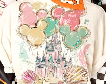 Summer Family Vacation 2026 Png, Mouse And Friends Png, Happiest Place On Earth, Summer Vibes Png, Magic Kingdom Png, Girly Summer Design