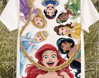 Princess Family Vacation 2026 Png, Princess Squad Selfie Shirt Design, Magic Kingdom Trip Digital Download, Girls Vacation Matching Png