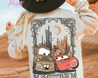 Desert Vibes PNG, Retro Western Car Png, Car Cartoon T shirt Sublimation PNG, Western Desert Png, Trendy Western Png, Western Shirt Design