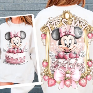 Minnie Birthday Shirt PNG, Mouse Girl Birthday Png, Birthday Girl Png, Birthday Girl Shirt Design Png, Birthday Squad Png, Magical Birthday