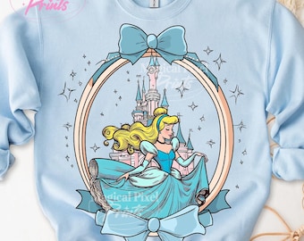 Coquette Magical Princess Castle Clipart | Princess Sublimation PNG | Family Trip Png | Magical Bow Retro Digital Instant Download