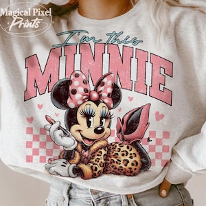 I&#39;m This Minnie Shirt PNG, Retro Minnie Sublimation, Family Trip Png, Vacay Mode Png, Magic Kingdom Png, Retro Mouse Shirt, Minnie Clip Art