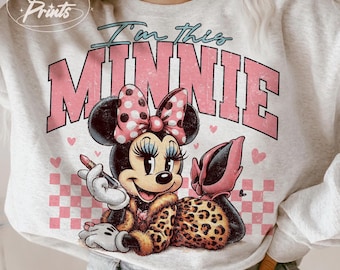 I'm This Minnie Shirt PNG, Retro Minnie Sublimation, Family Trip Png, Vacay Mode Png, Magic Kingdom Png, Retro Mouse Shirt, Minnie Clip Art
