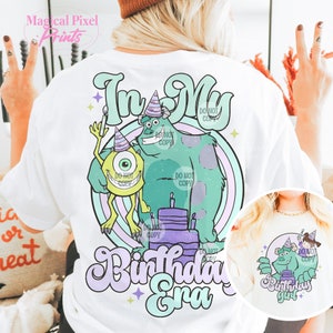 Birthday Girl PNG, Retro Monster PNG, It's My Birthday Png, Monster Sublimation Design, Cartoon PNG T shirt Design, Birthday Party Png