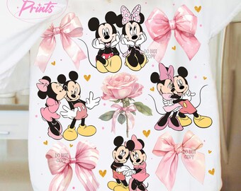 Alla hjärtans dag-kokett png, Mickey Minnie-kort med alla hjärtans dag-motiv, retro-tröjadesign för alla hjärtans dag, alla hjärtans dag-png, alla hjärtans dag-kärlek-png, kokett-png