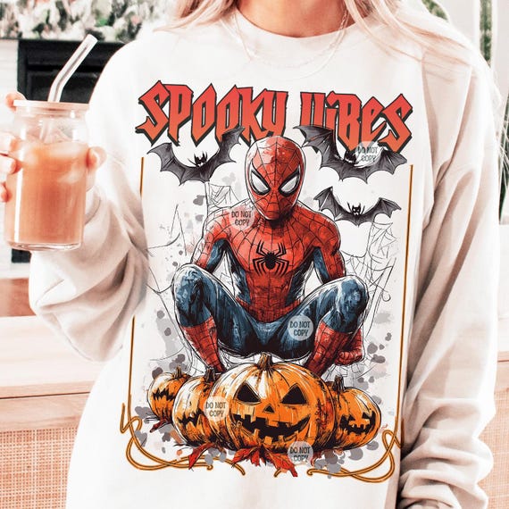 Spider Halloween PNG, Trick Or Treat PNG, Super Hero Halloween Png, Spooky Season Png, Halloween Pumpkin, Witch Png, Halloween Shirt Design